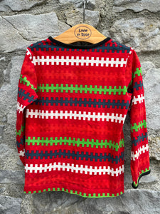 Red&green top  3y (98cm)