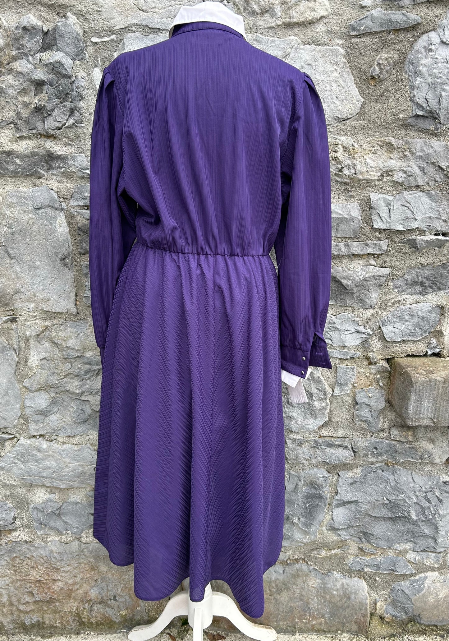 80s Purple dress uk 12