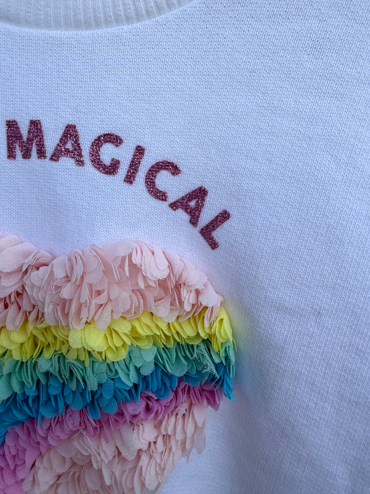 Stay magical white sweatshirt 6-9m (68-74cm)