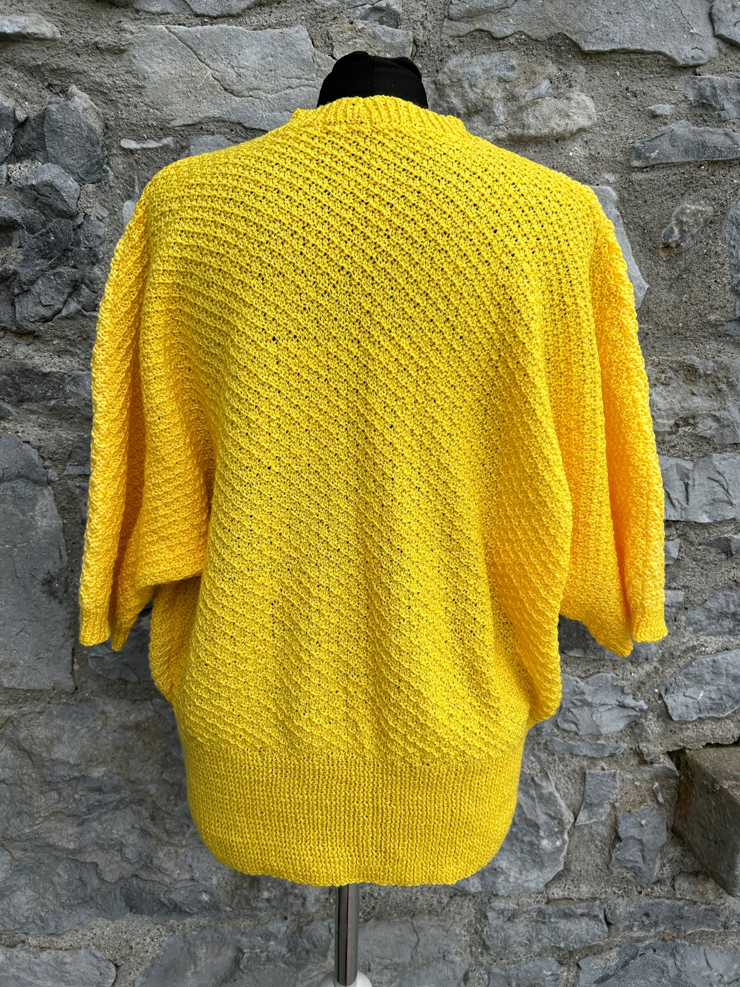 80s yellow jumper uk 12-14