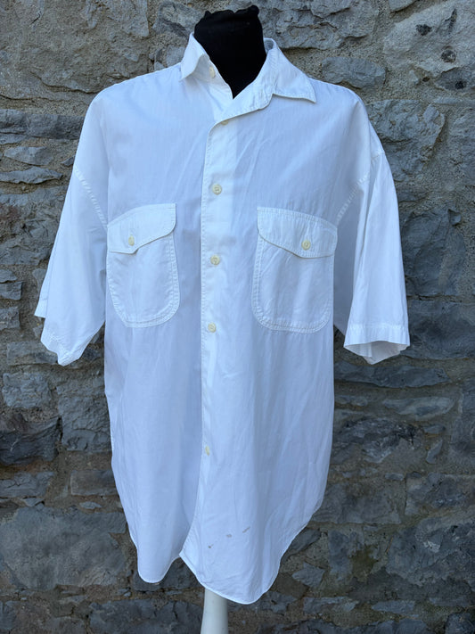 90s white shirt Medium men