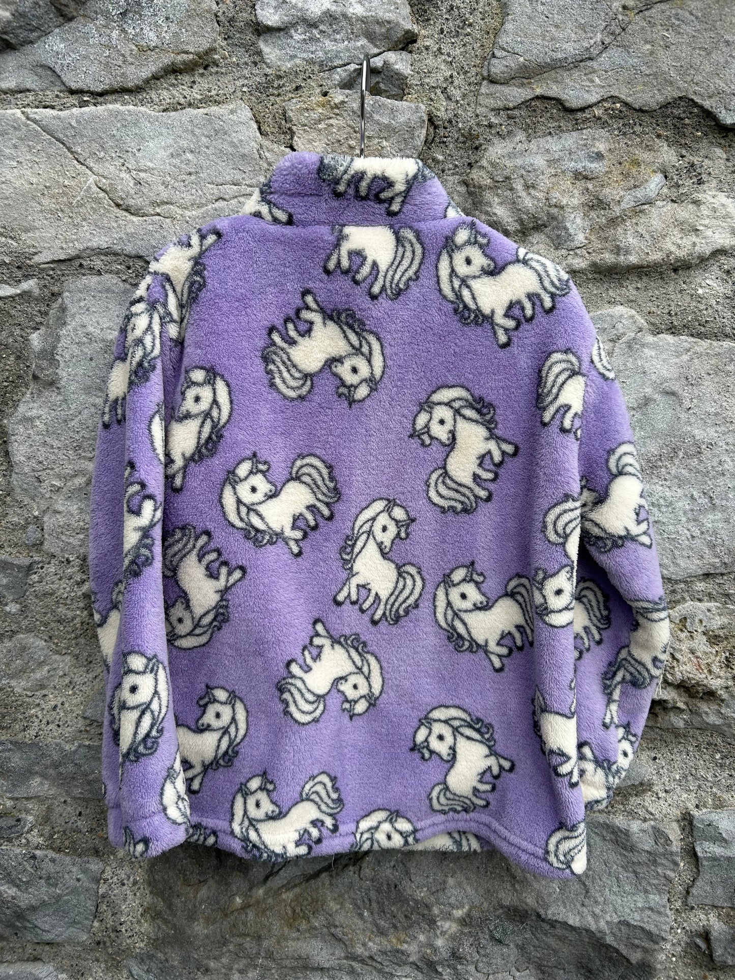 Unicorns purple fleece   2-3y (92-98cm)