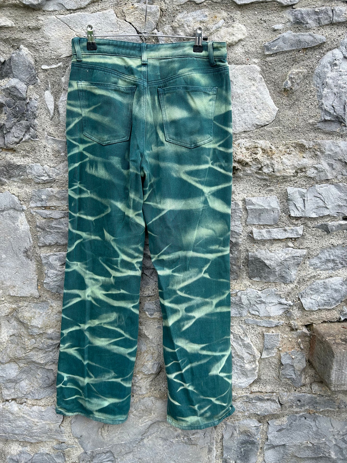 Jaded marble green jeans W28 or uk 10