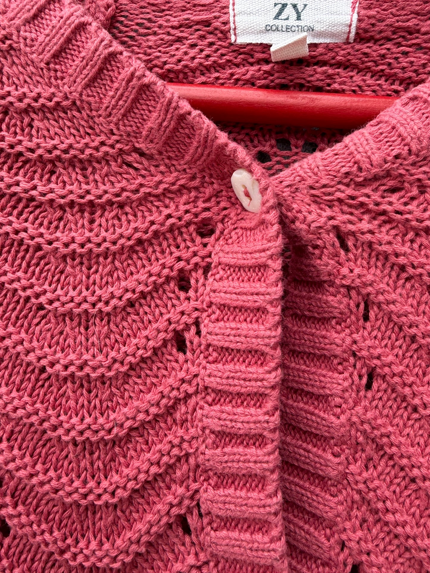Coral cardigan  3-4y (98-104cm)