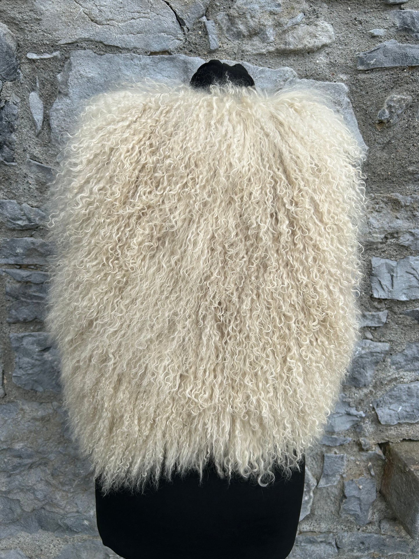 Cream shearling fur gilet uk 10