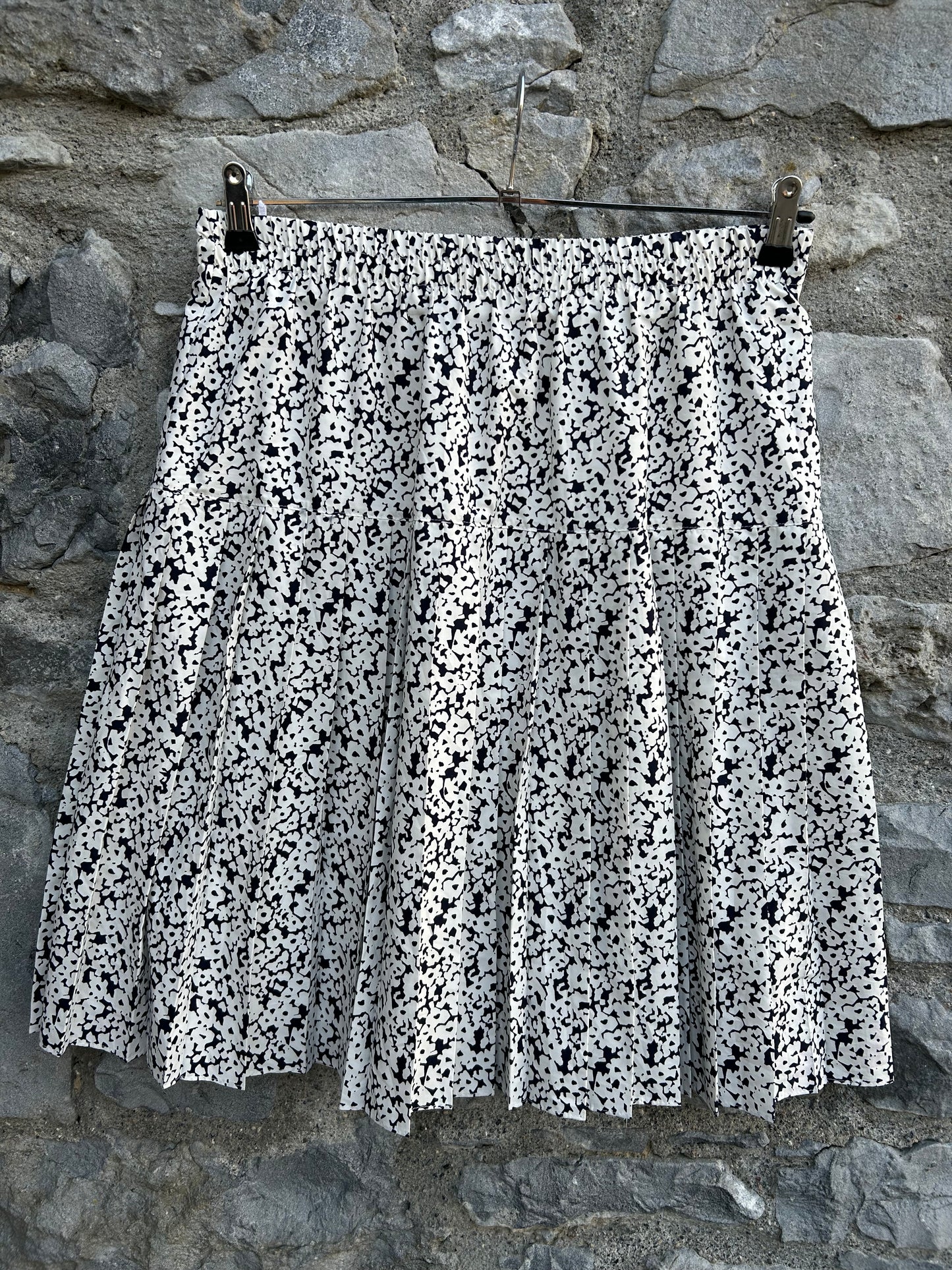 90s white flowers skirt uk 14-16