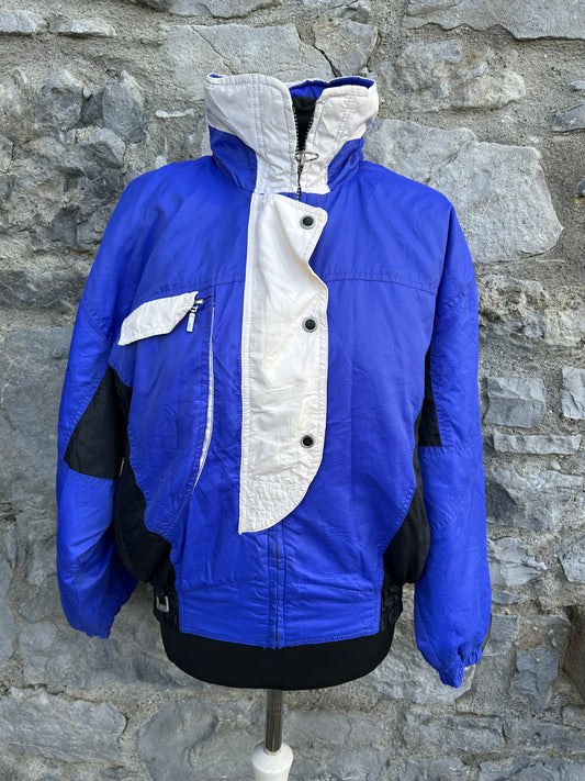80s blue ski jacket uk 10