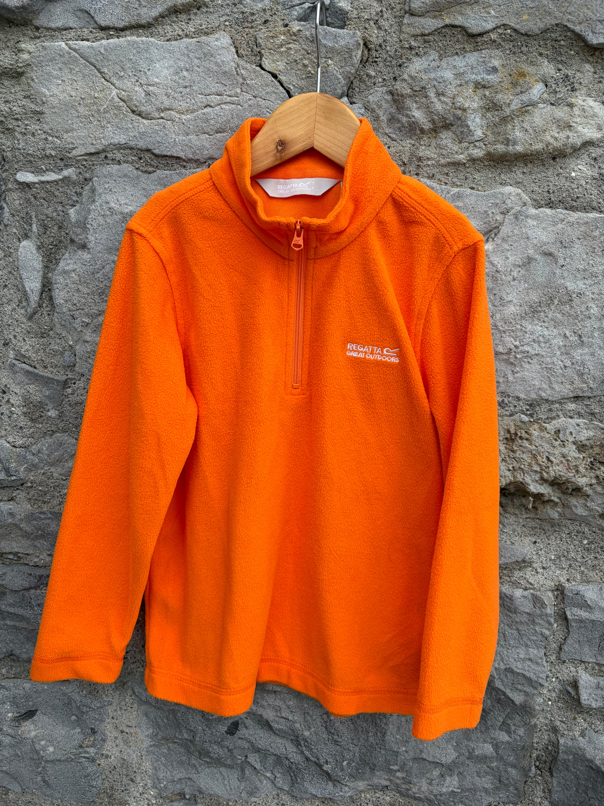 Orange half zip fleece 5-6y (110-116cm)