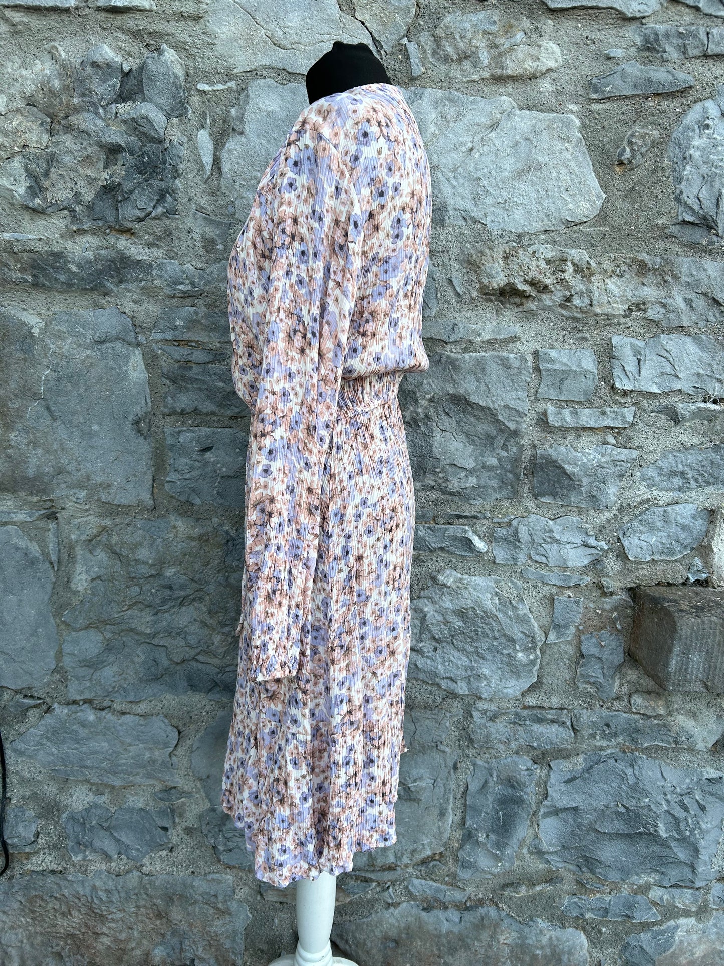 Pink floral maternity dress uk 8-10