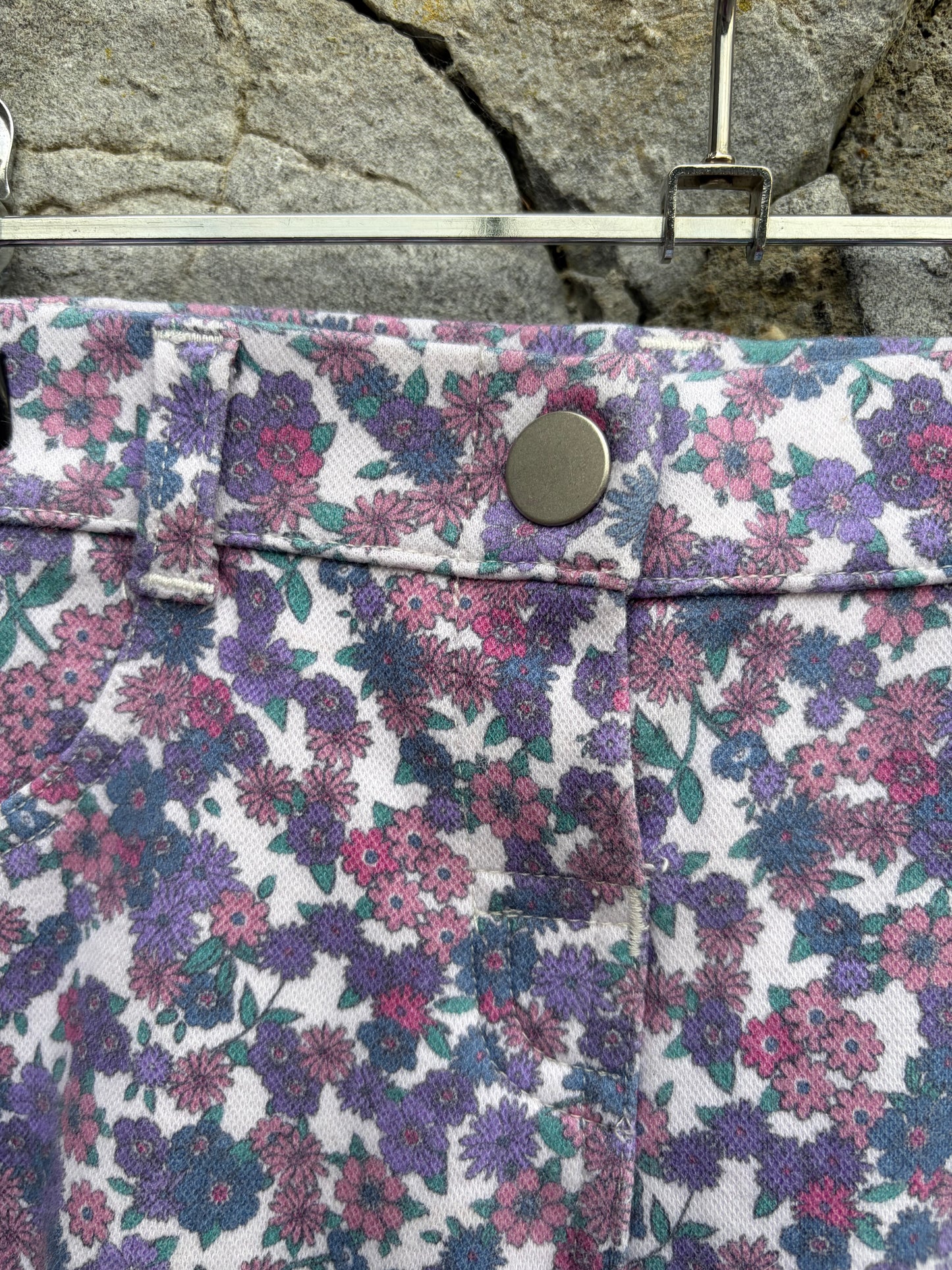 Purple floral flares  3-4y (98-104cm)