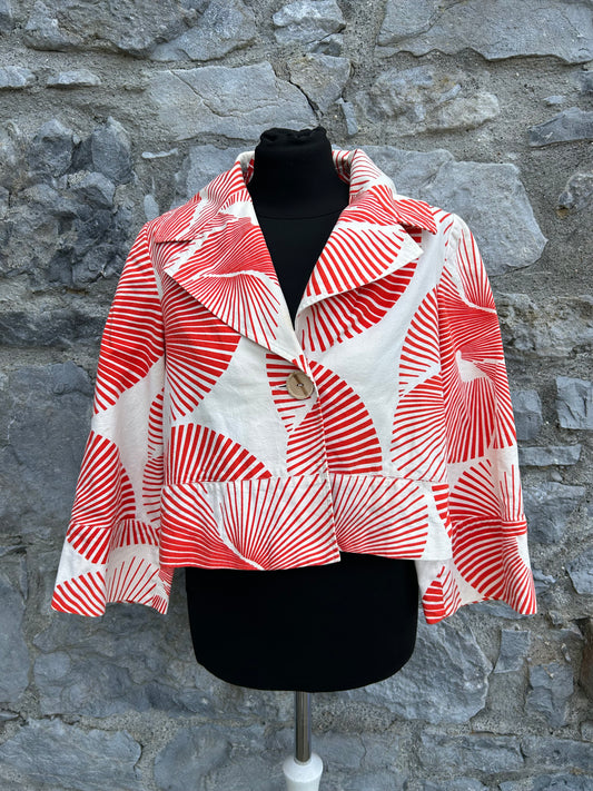 DVF Swing Red&white Jacket uk 10