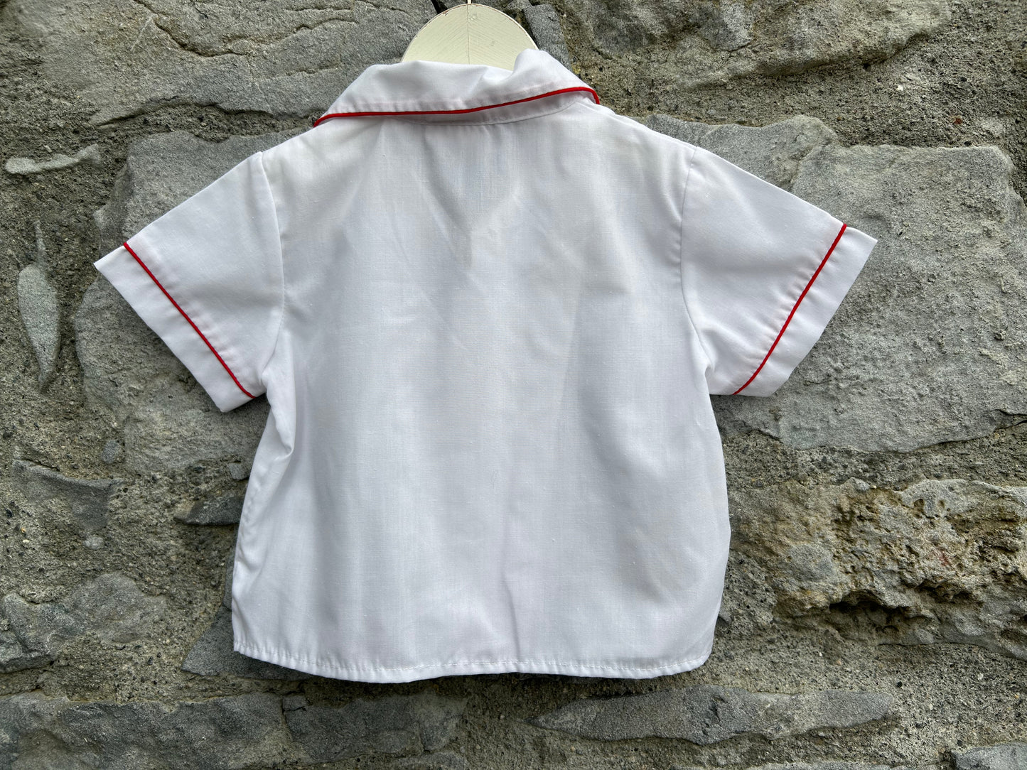 80s white shirt 2y (92cm)