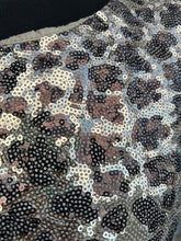 Load image into Gallery viewer, Sequin leopard print dress uk 8-10
