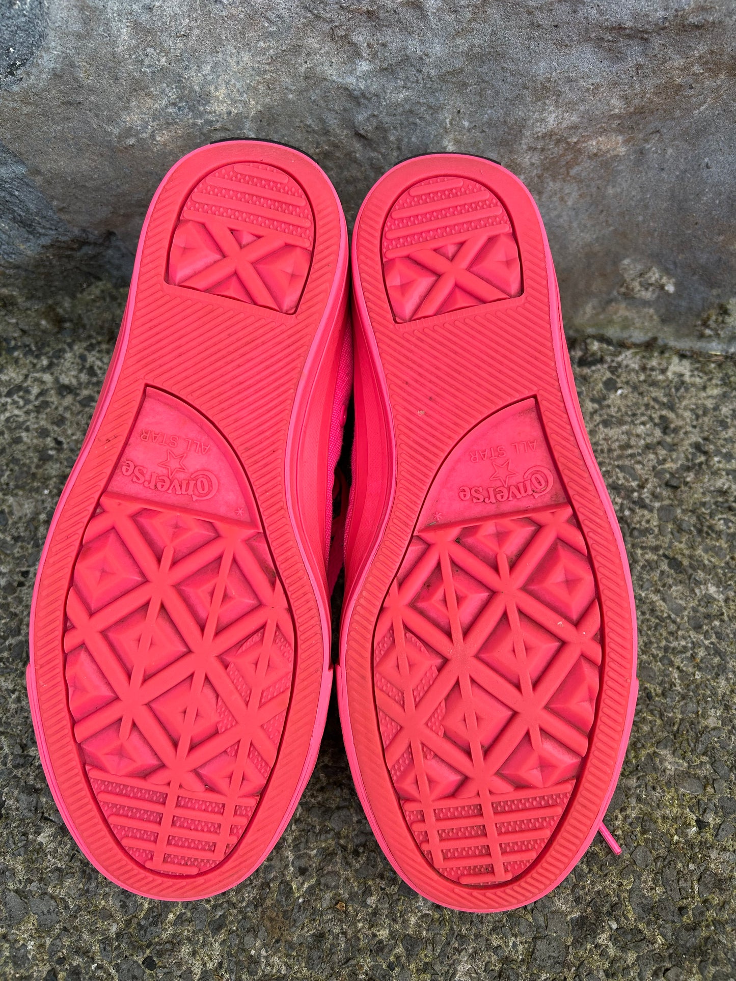 Neon pink high top trainers  uk 5 (eu 38)