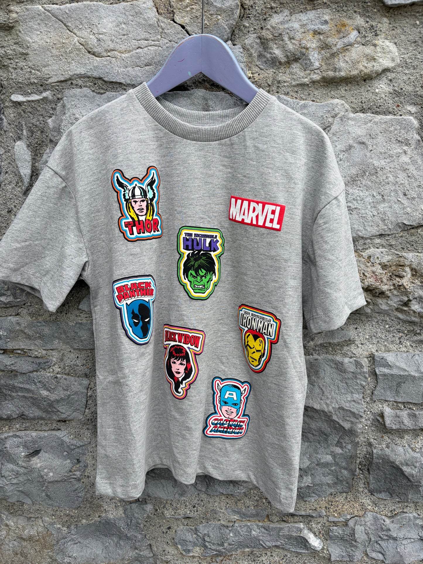 Marvel grey T-shirt 8y (128cm)