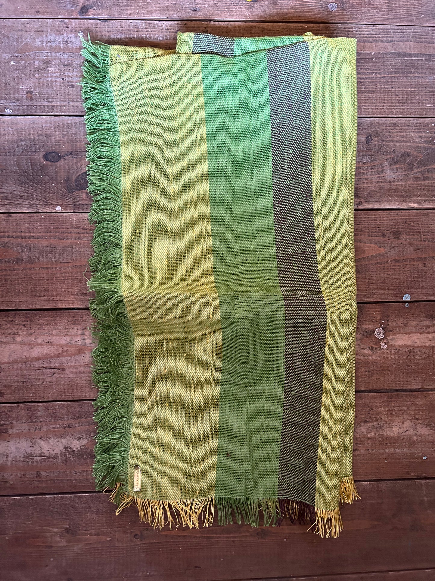 Large green scarf