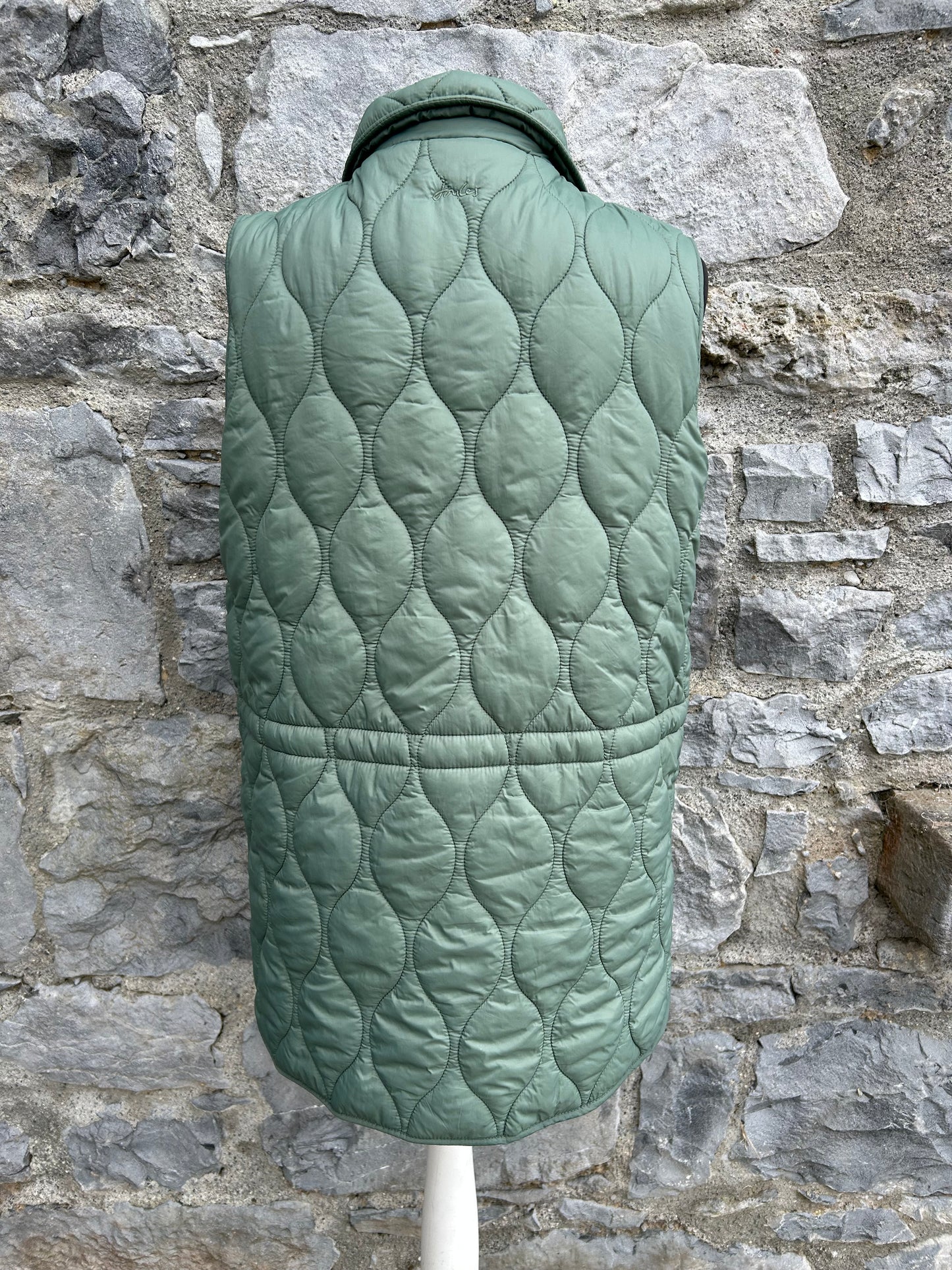 Khaki quilted gilet uk 14