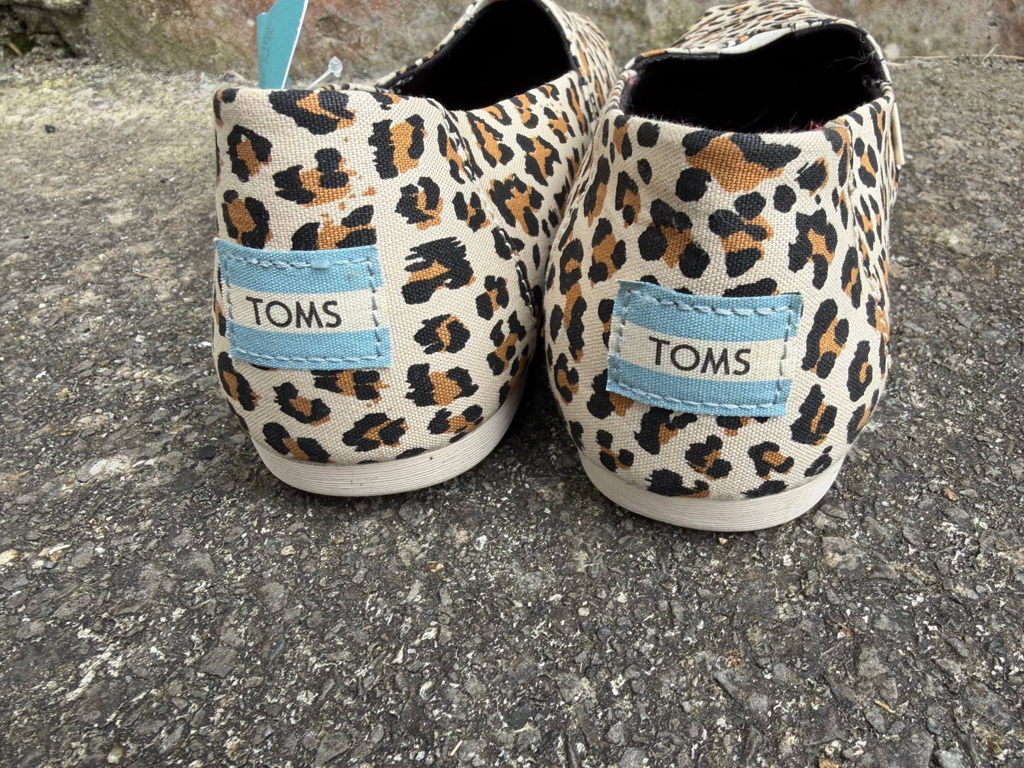 Leopard Alpargata Slip-On flats  uk 4.5 (eu 37.5)