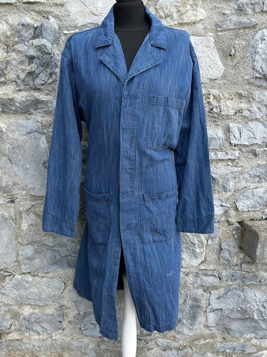 Blue stripy coat uk 14