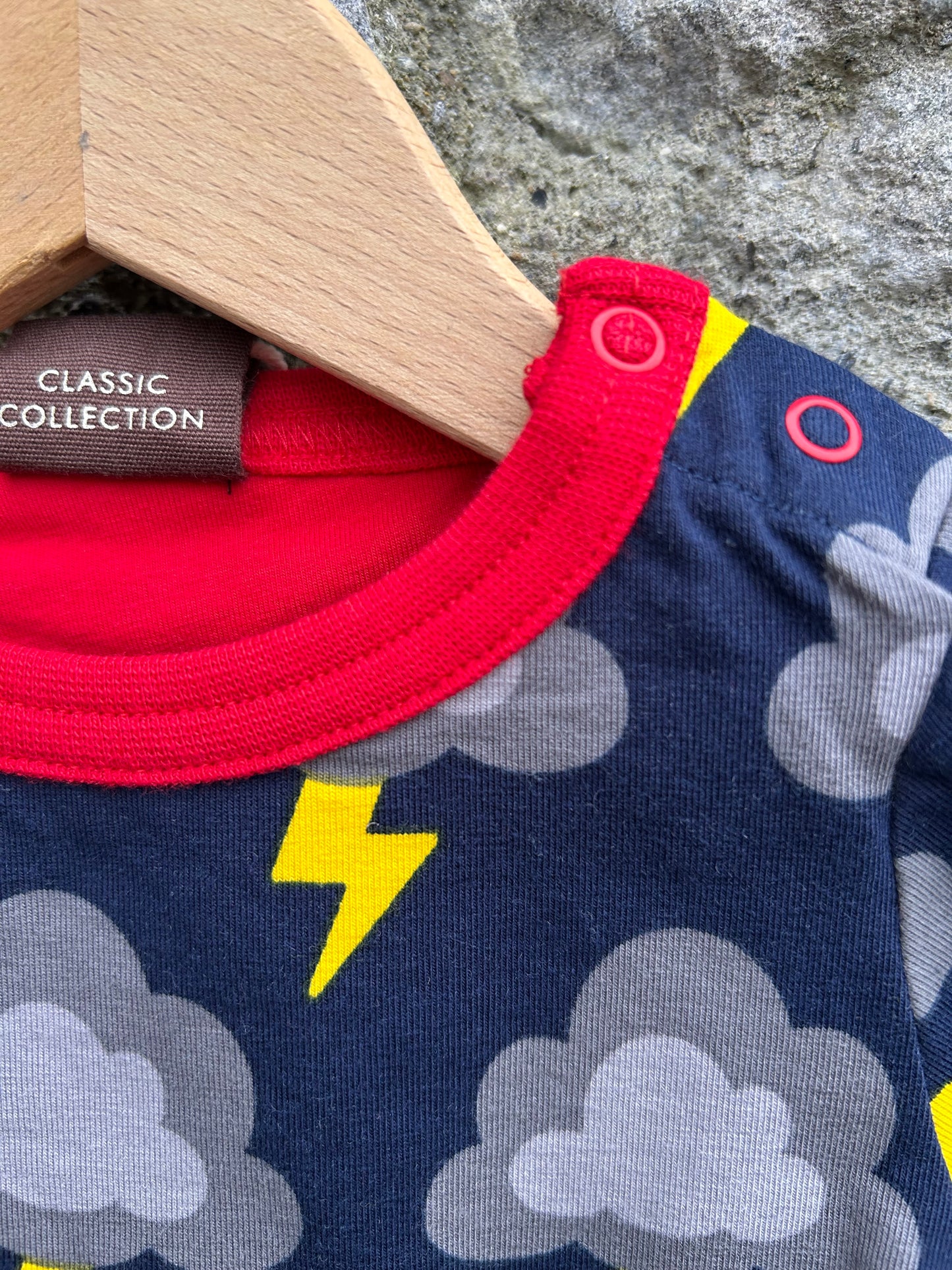 Classics lightning  navy vest  3-6m (62-68cm)