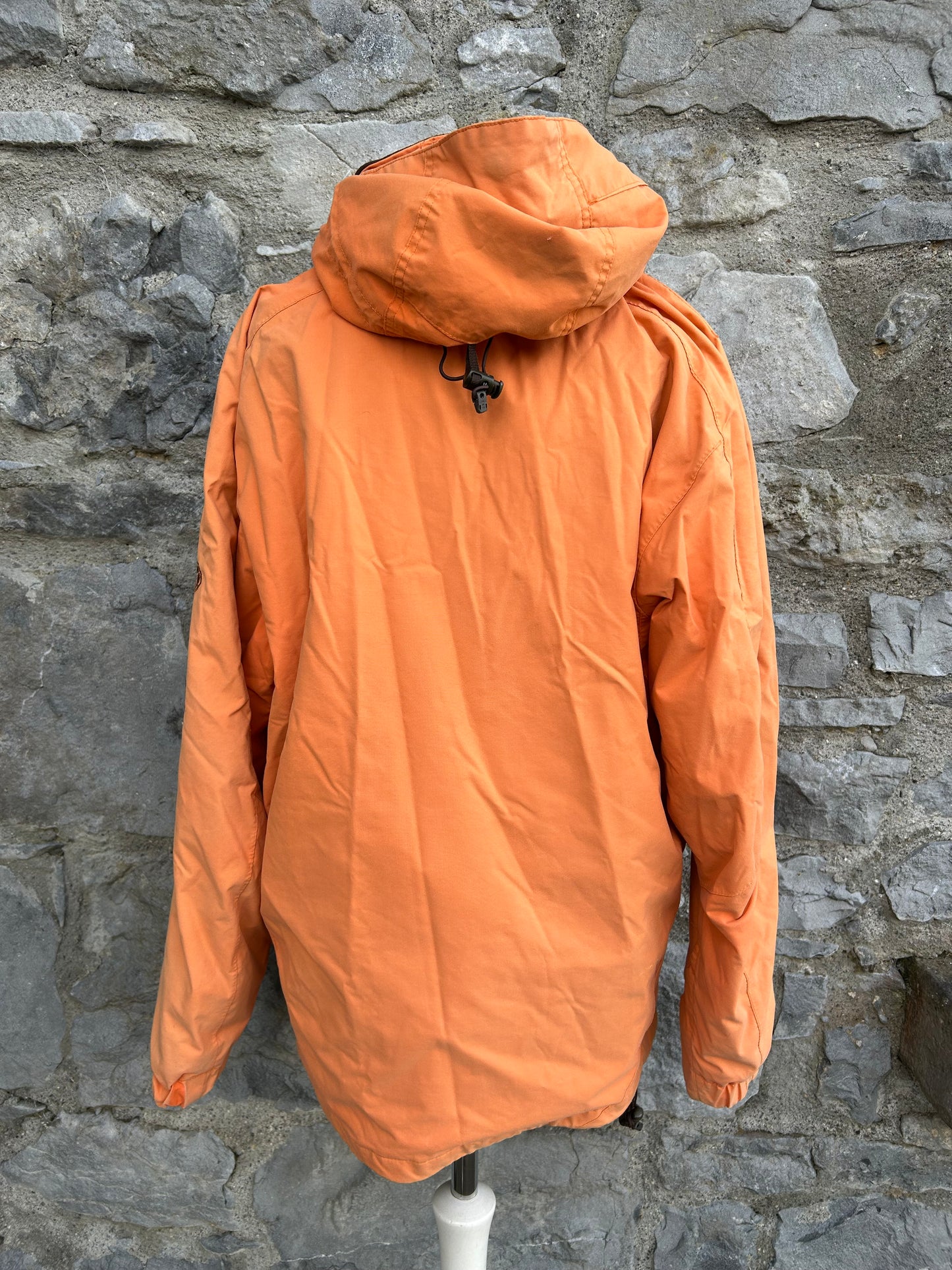 90s orange half zip jacket Medium