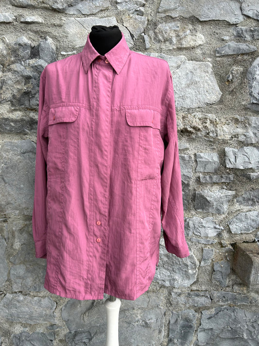 90s Pink blouse uk 14