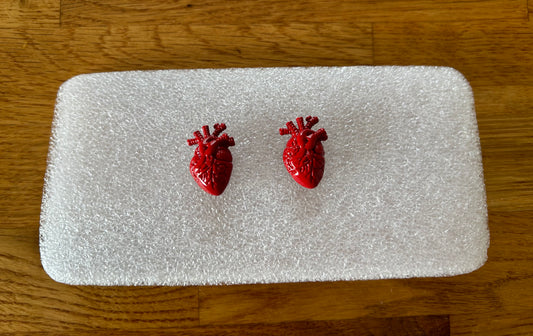 Heart cufflinks