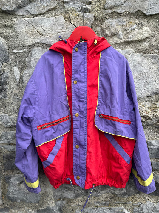 80s purple&red jacket  6-7y (116-122cm)