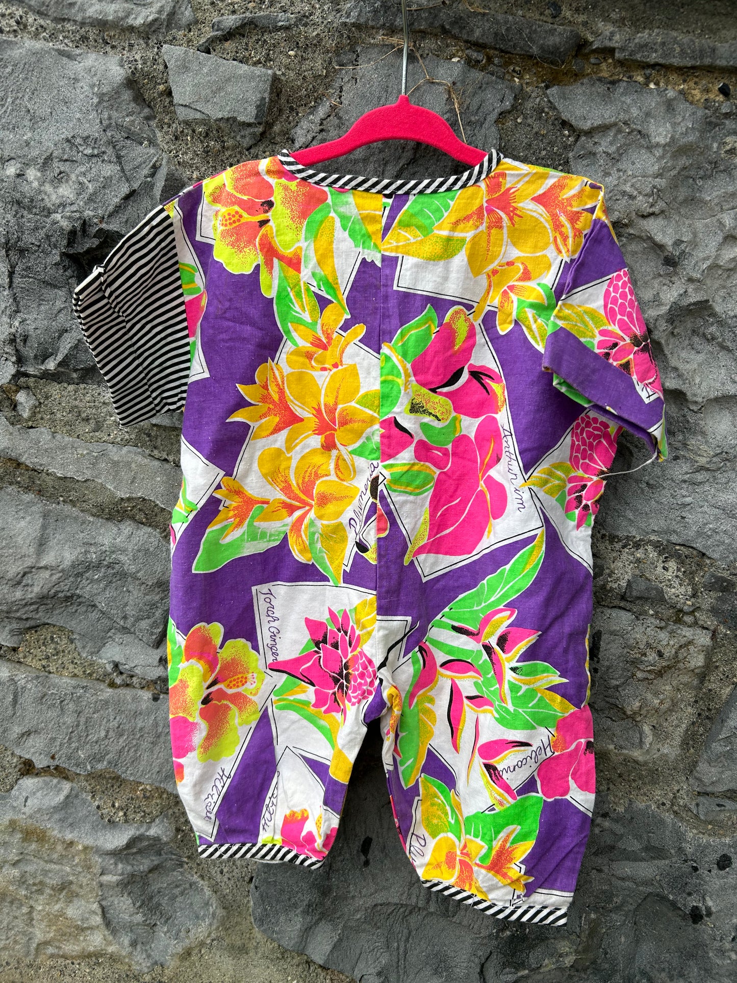 80s tropical onesie 6m (68cm)