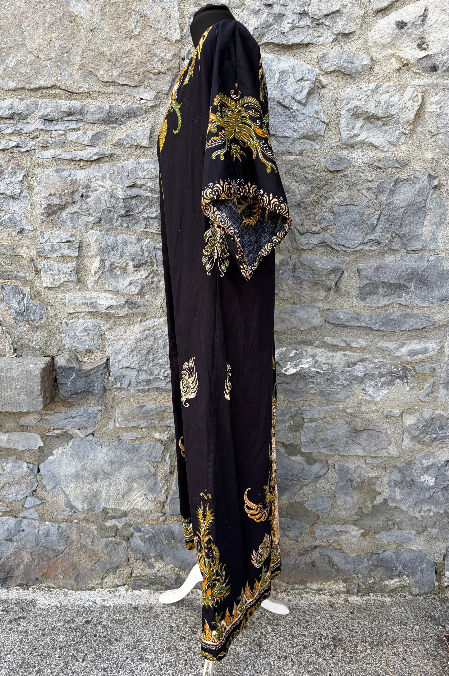 Oriental-style dragon kaftan dress uk 10