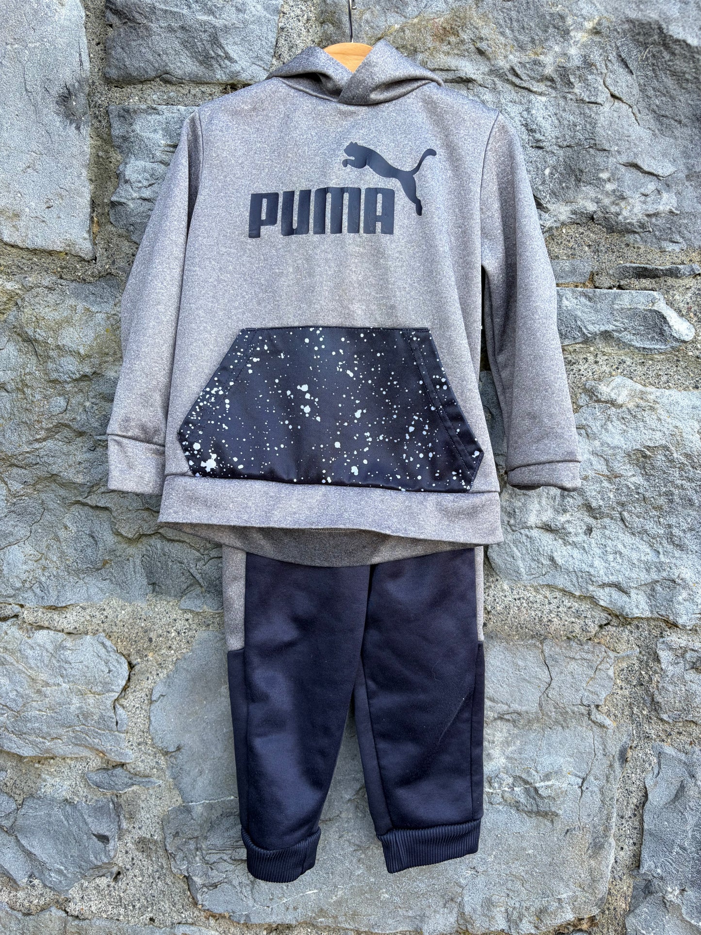 Navy&grey tracksuit  18-24m (86-92cm)