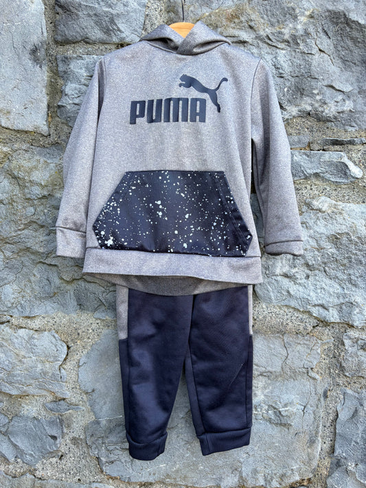 Navy&grey tracksuit  18-24m (86-92cm)