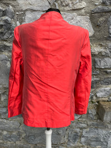 80s shiny red jacket uk 12