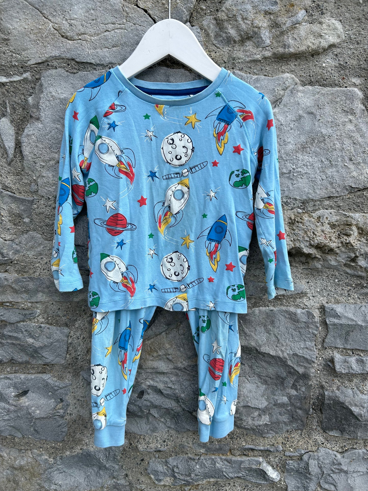 Blue space pjs  2-3y (92-98cm)