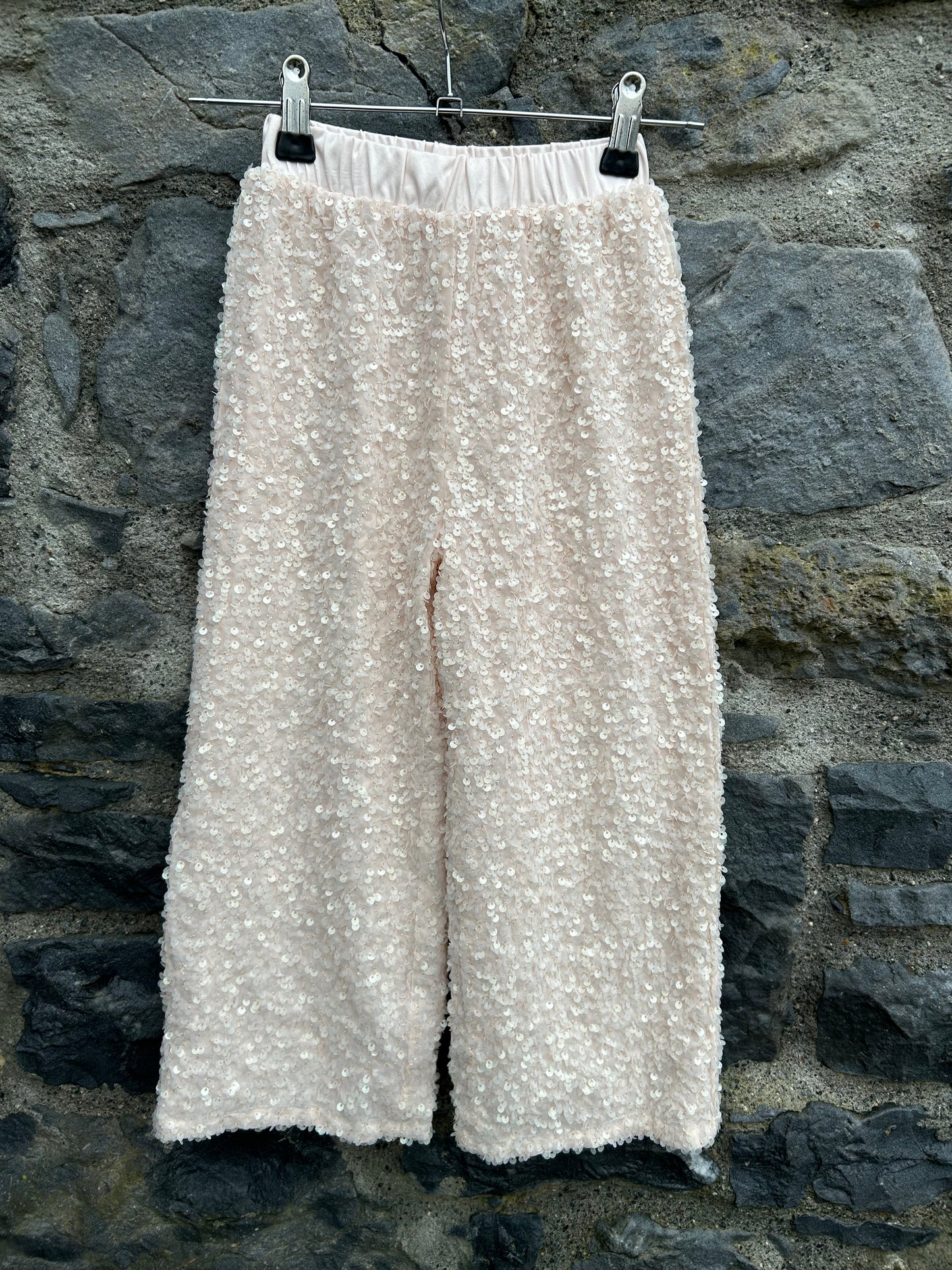 Light pink sequin pants   4-5y (104-110cm)