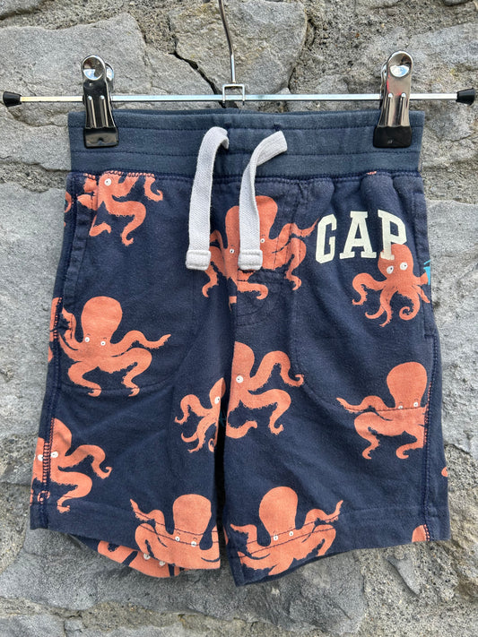 Octopus navy shorts  18-24m (86-92cm)
