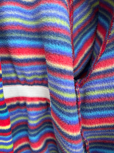 Stripy fleece pramsuit 18-24m (86-92cm)