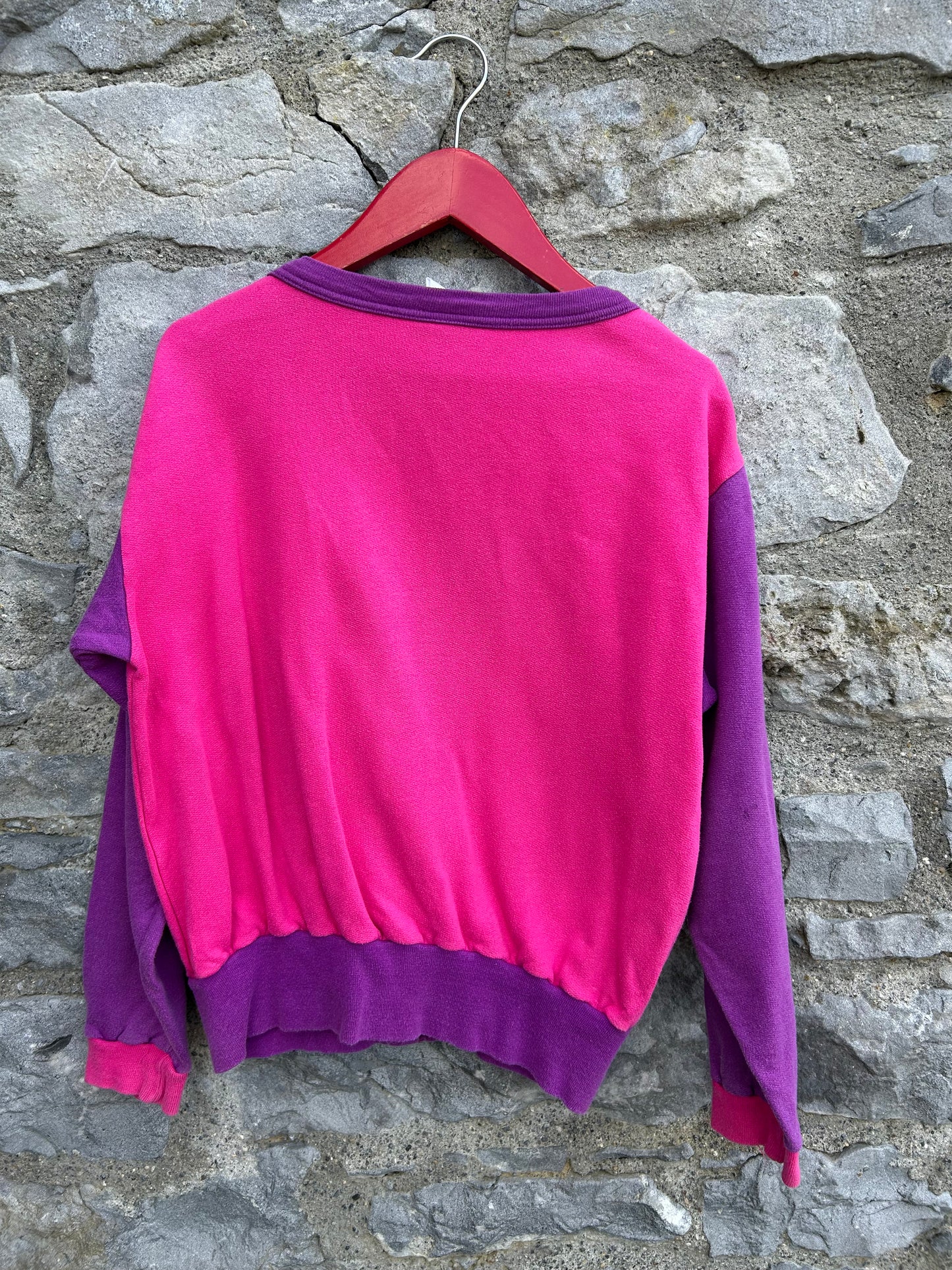 90s Minnie&Mickey pink cardigan 10-11y (140-146cm)