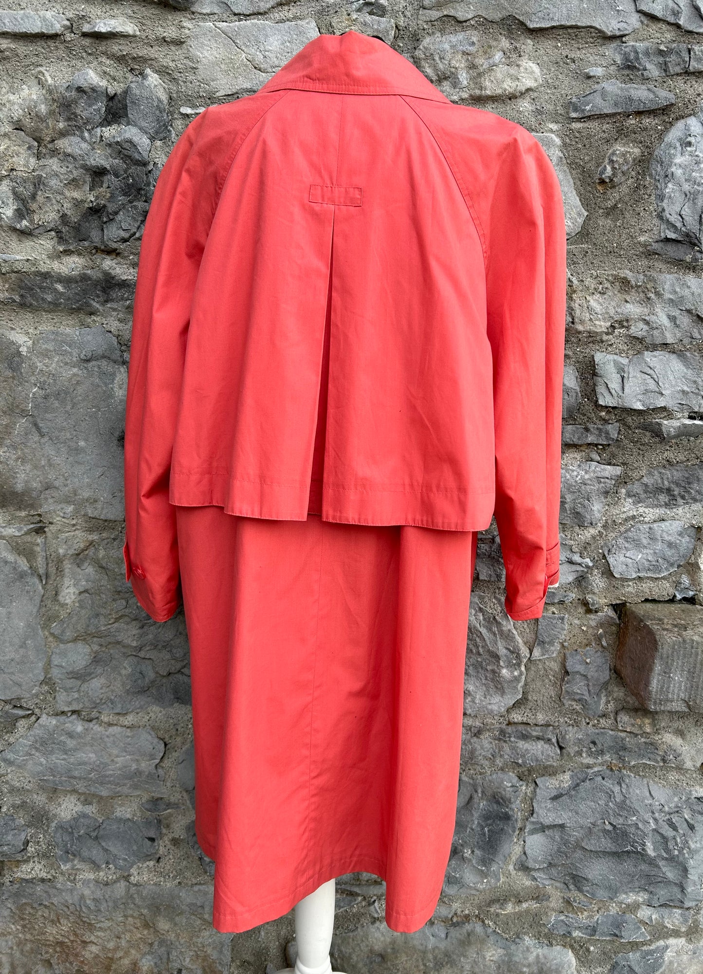 80s coral coat  uk 14-16