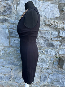 Black dress with Rhinestones uk 6-8