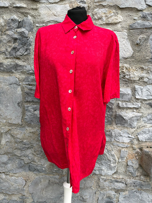90s red shirt uk 12-14