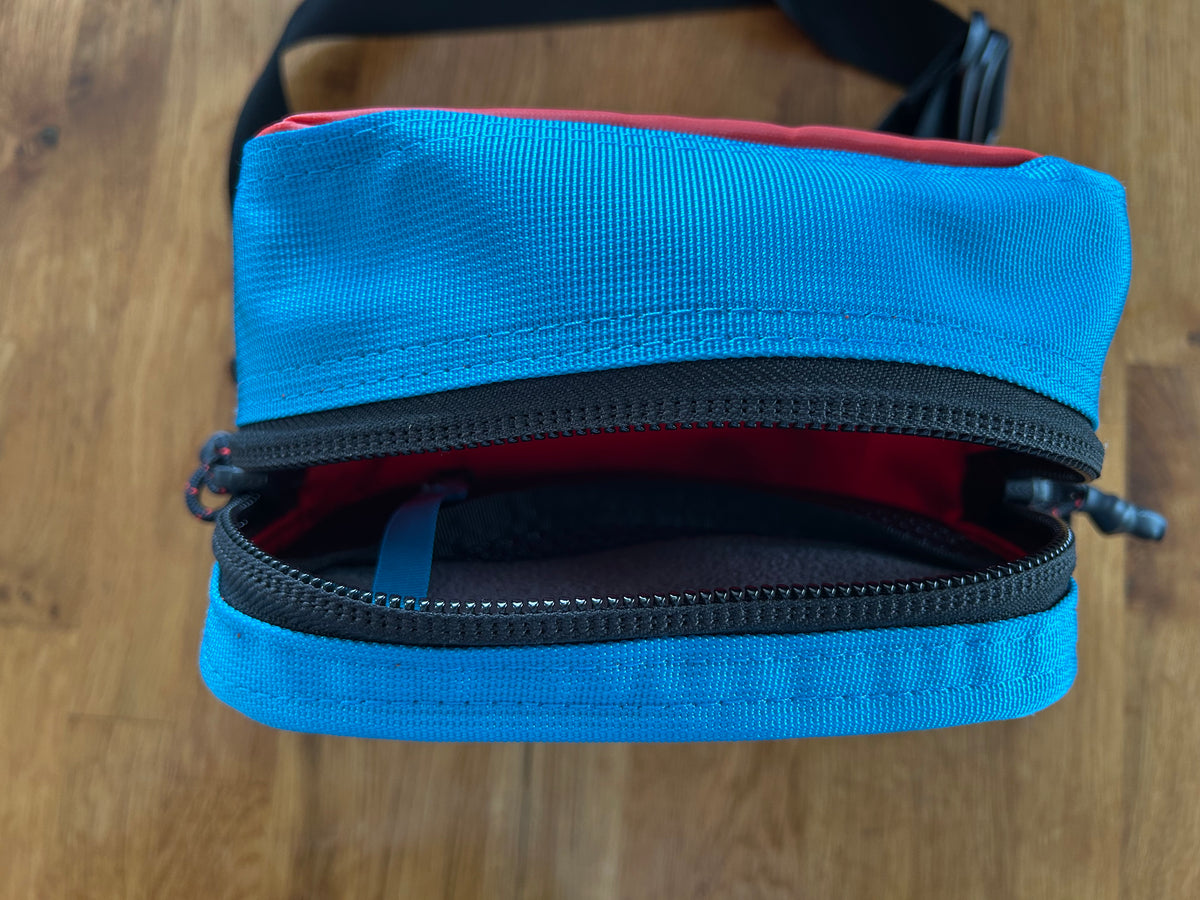 Red&blue crossbody bag