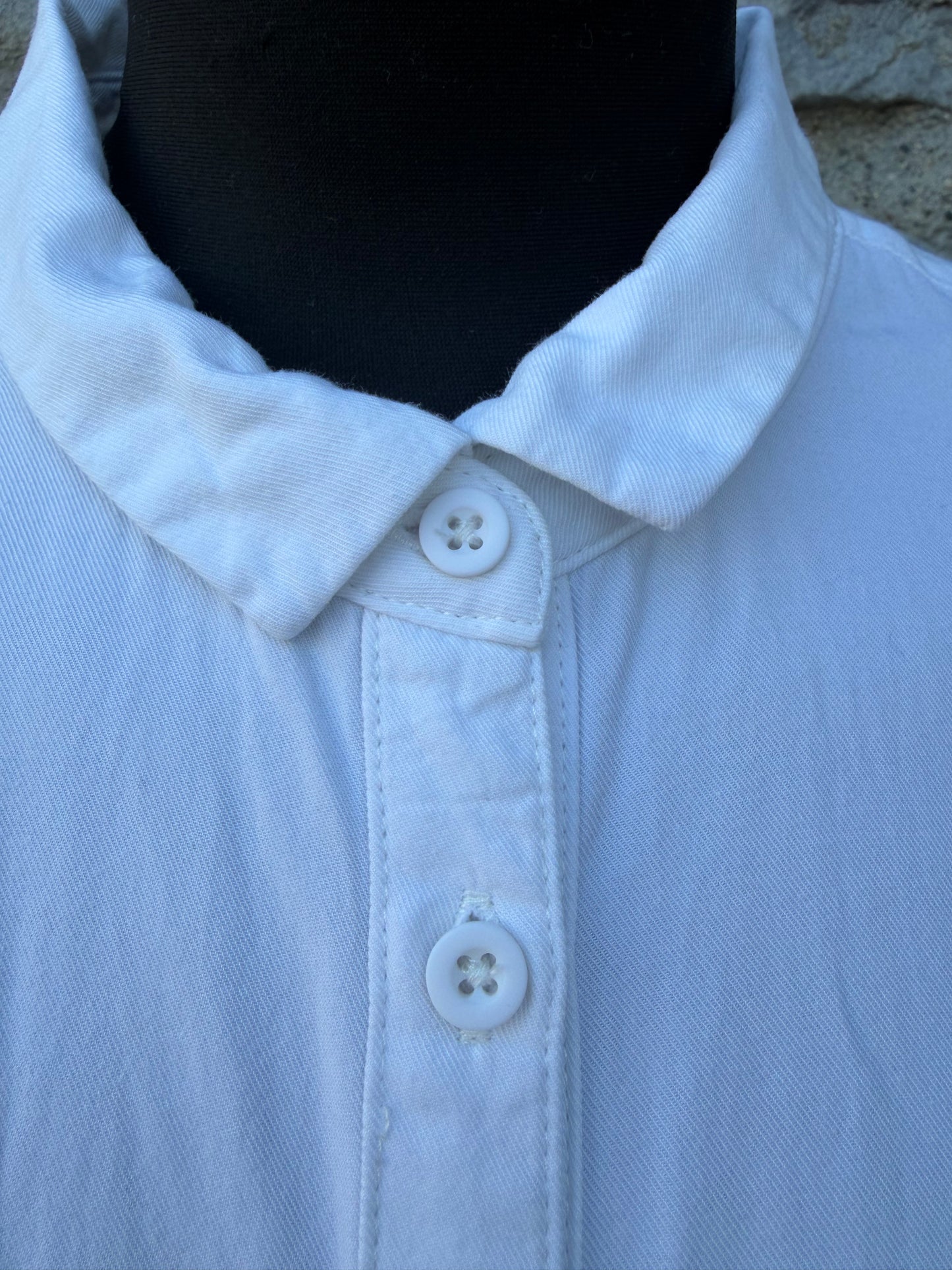 Long white shirt uk 10-12