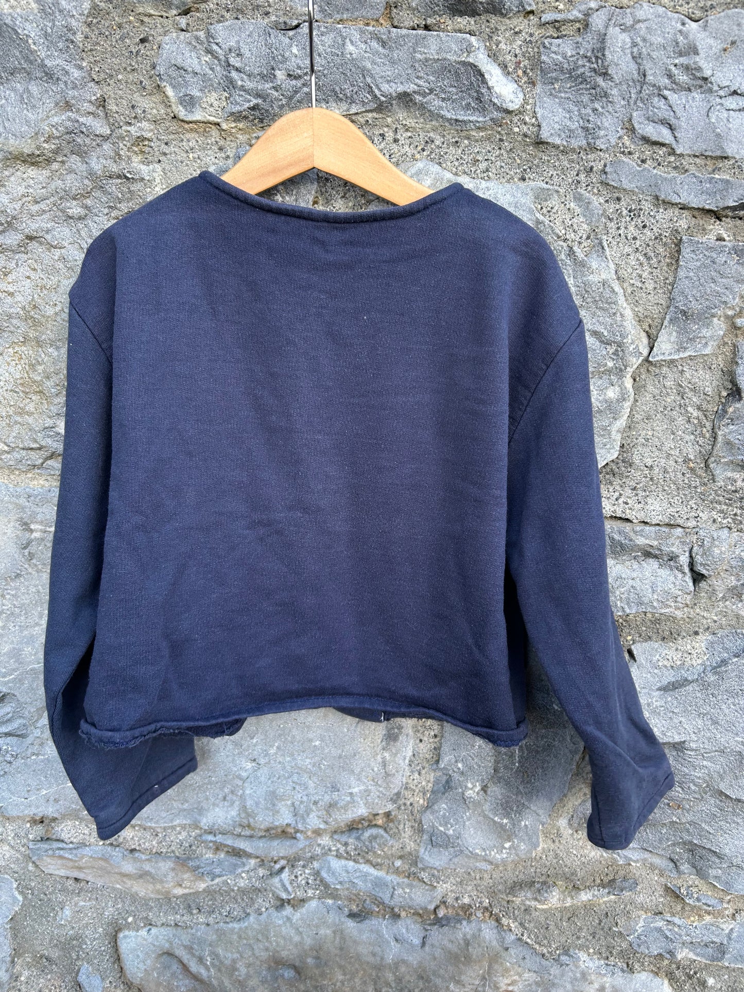 90s pineapple navy bolero  8-9y (128-134cm)