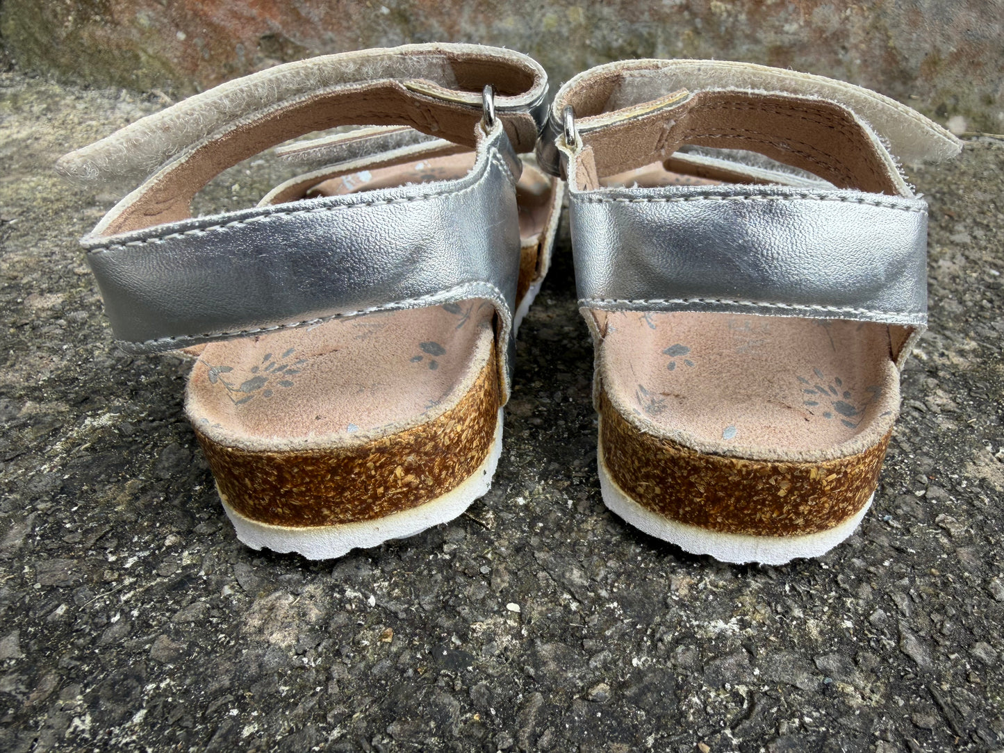 Silver sandals  uk 5 (eu 21.5)
