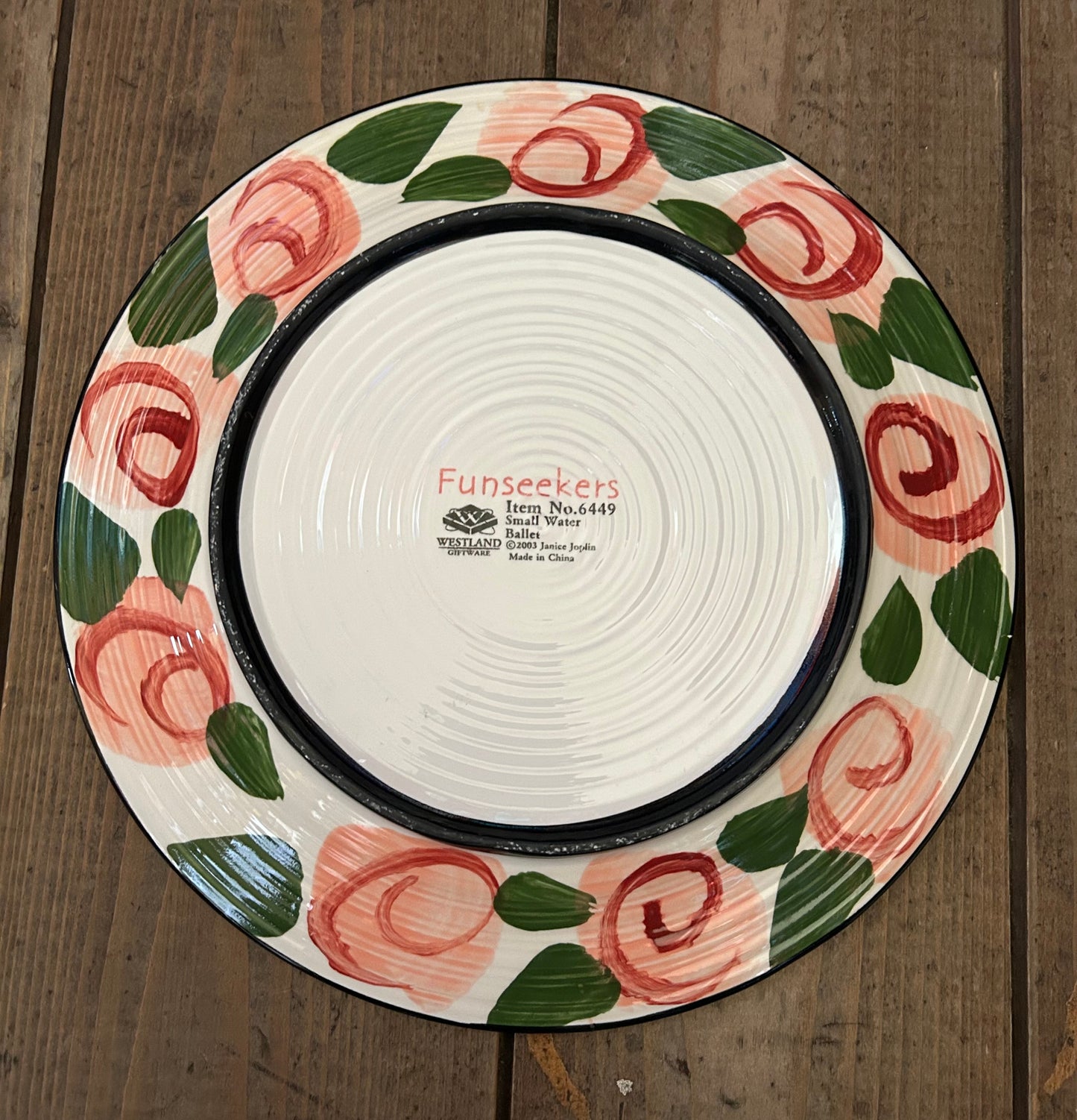 Water ballet Plate