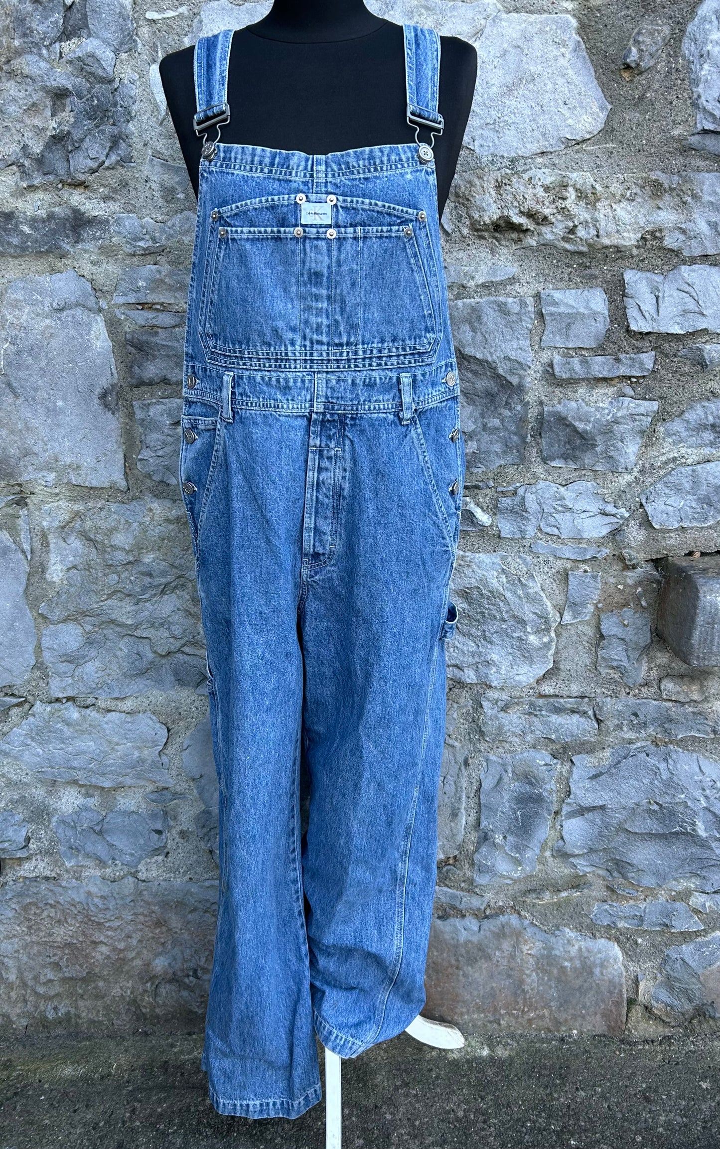 90s CK denim dungarees uk 16