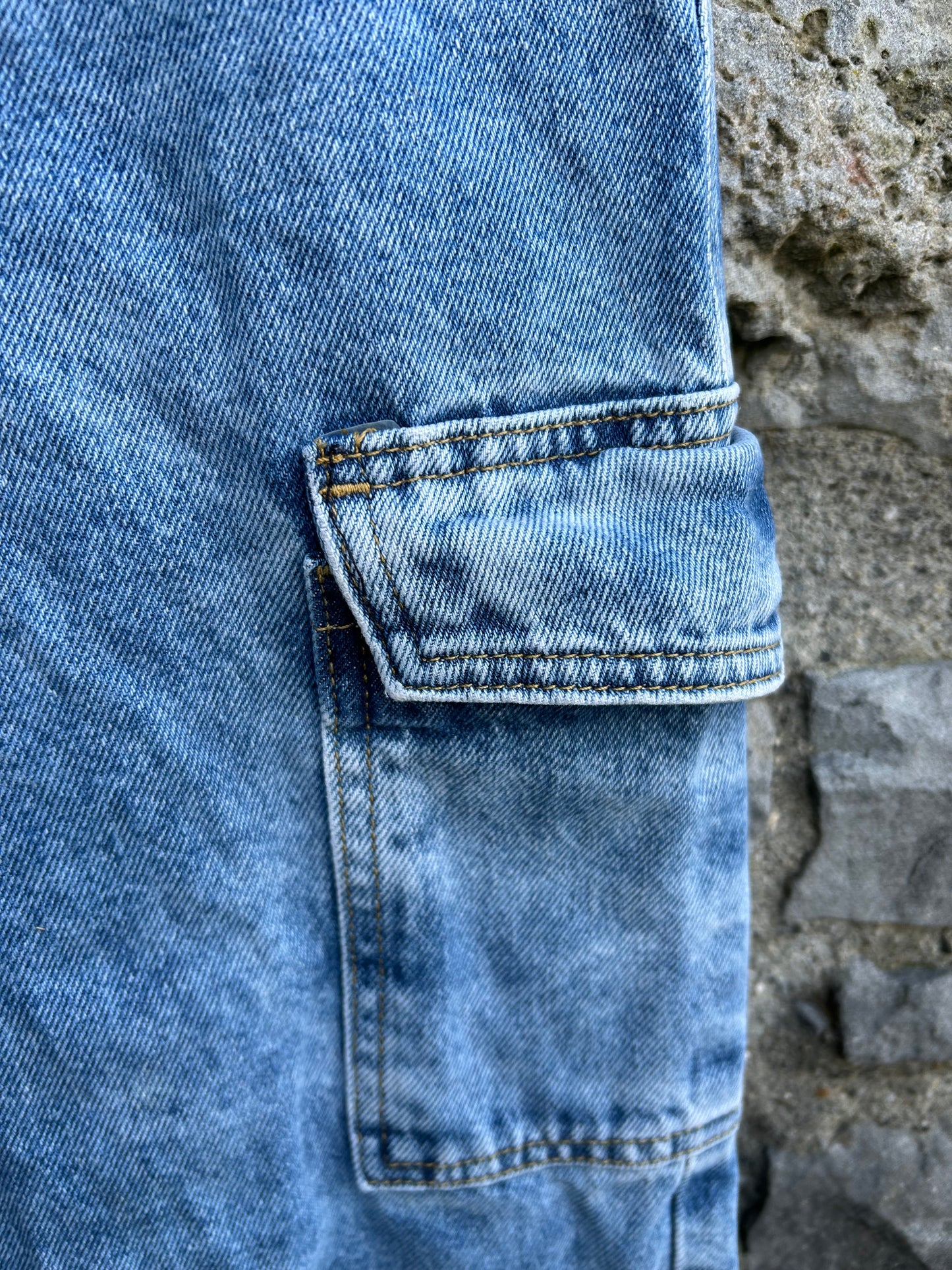 Denim cargo pants  12y (152cm)