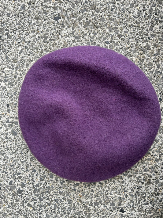 Purple beret