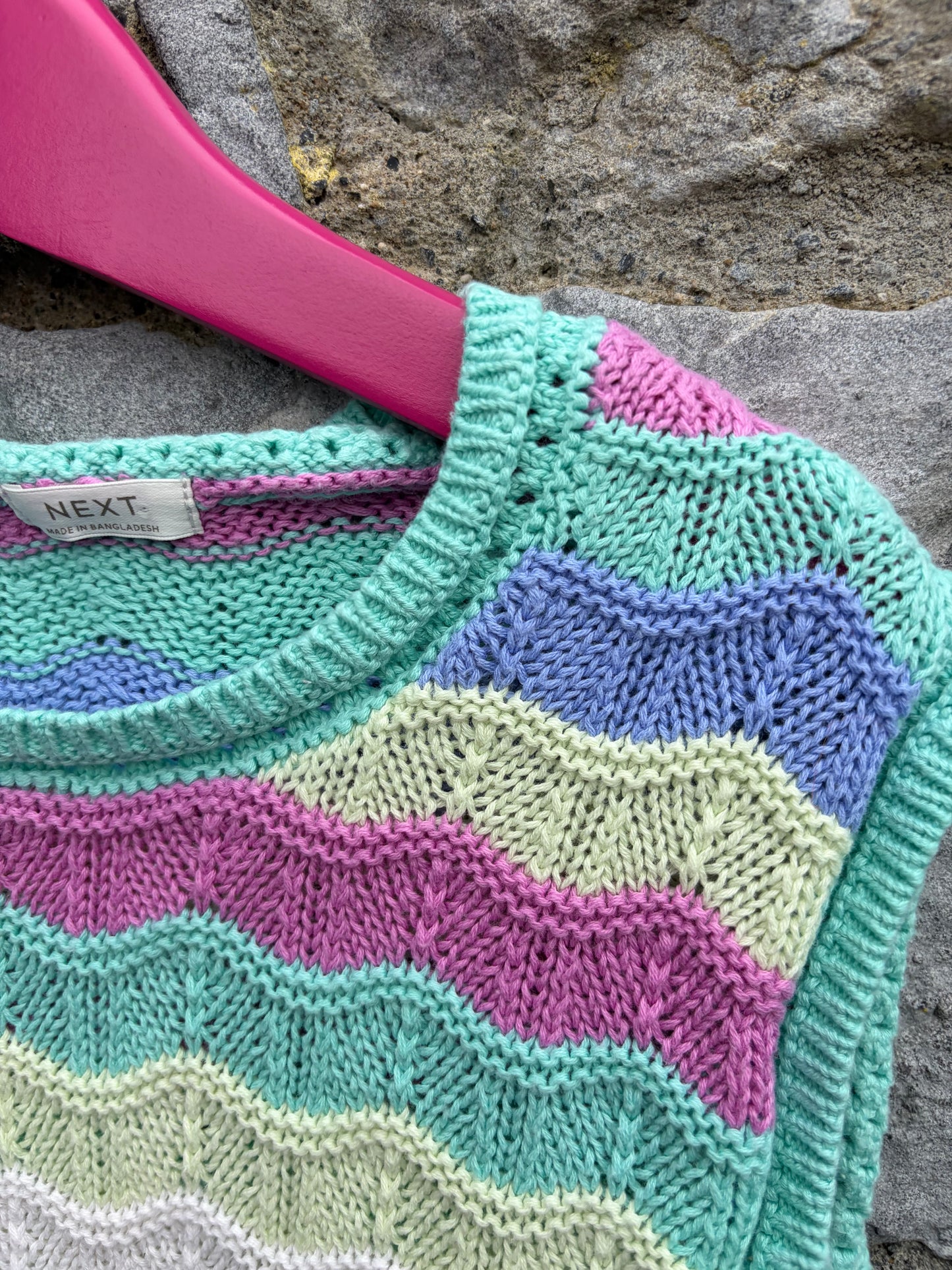 Chevron colourful gilet  9-10y (134-140cm)